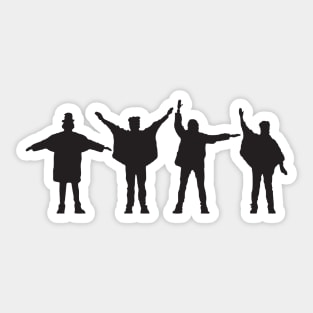 Beatles Help! Design Sticker